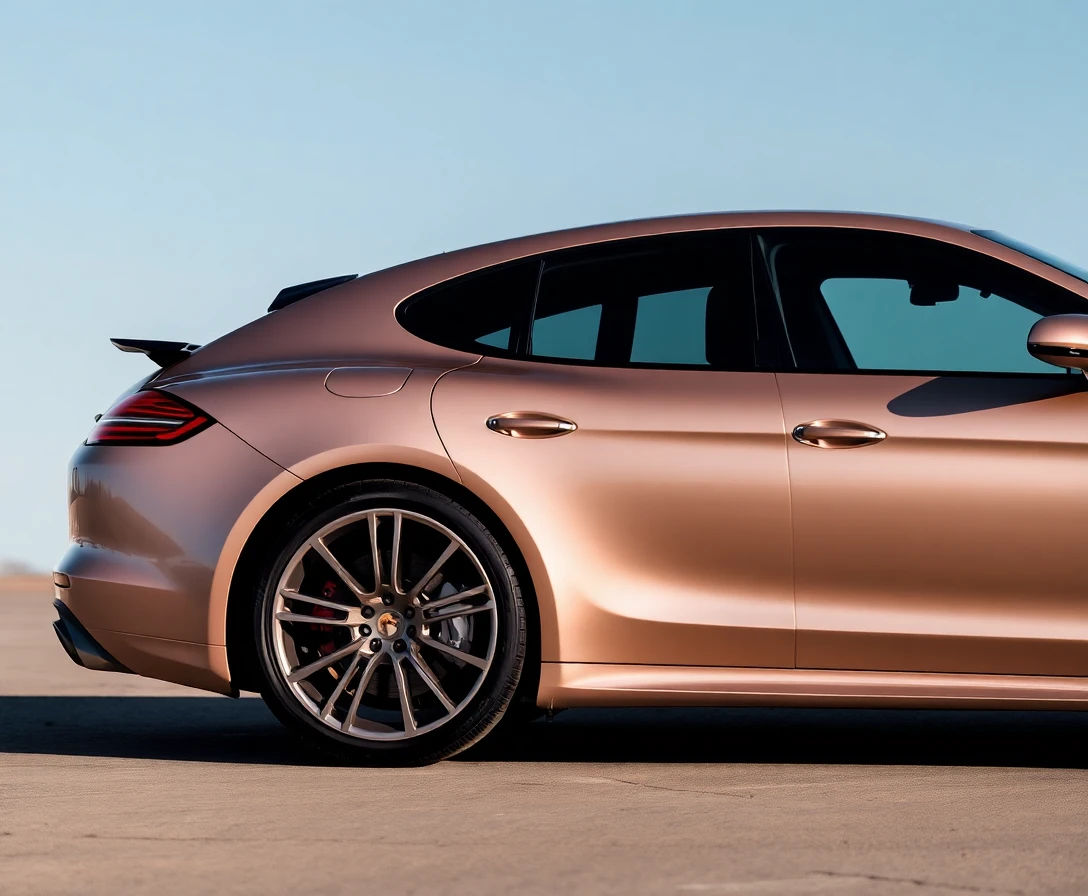 Porsche Panamera vue de côté